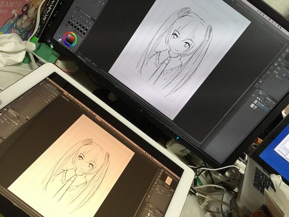 Ipad アプリ Duet Pro でmacとipad Pro 繋いでイラスト描いたら想像以上にヌルヌルだった レッツトライ しもしも